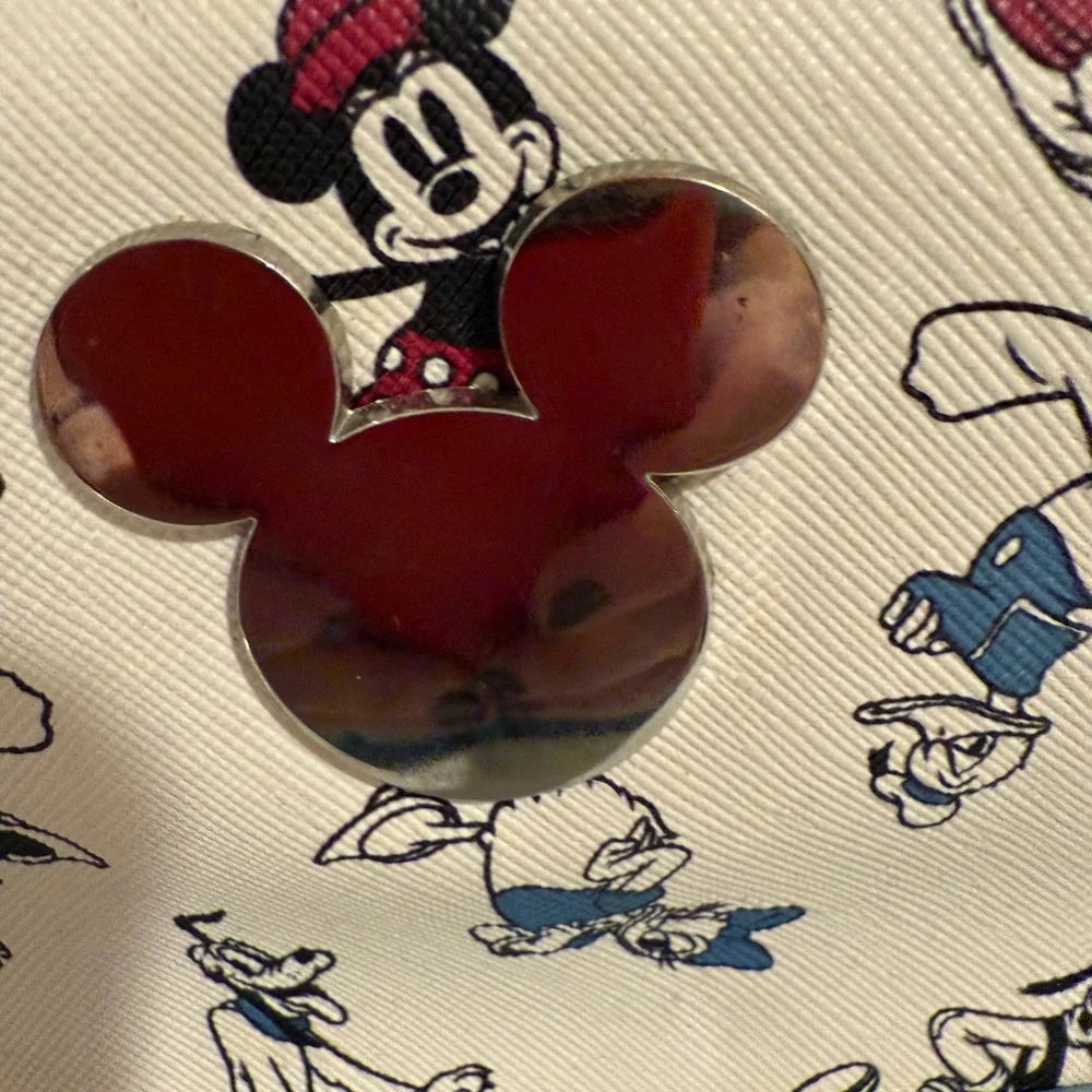 Disney Mickey Mouse Bioworld Mini Backpack Cartoon Character Print‎